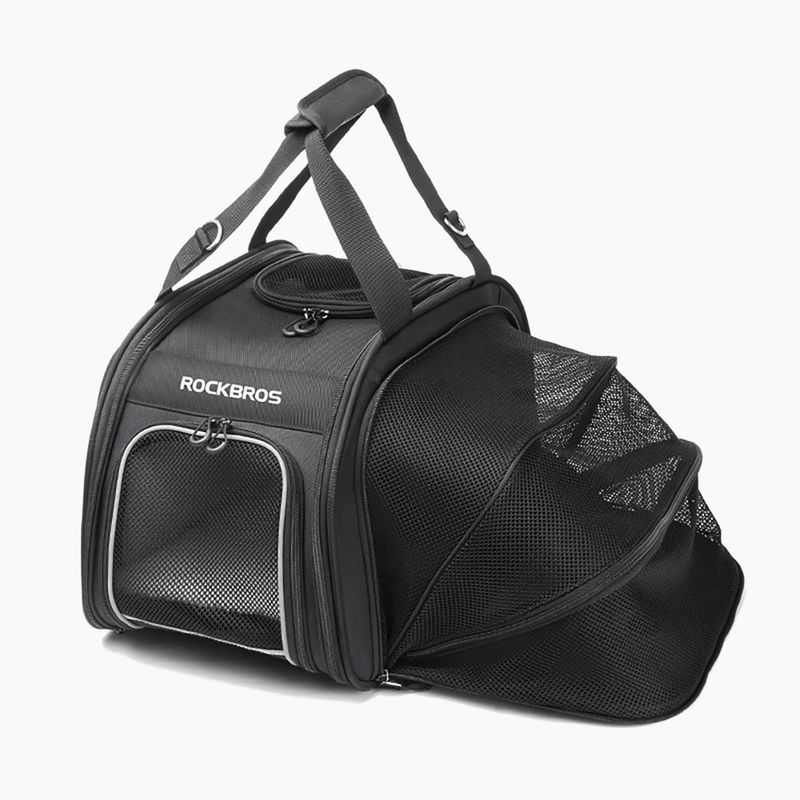 Rockbros Haustierträger Fahrradtasche 30140028 25 l schwarz 2
