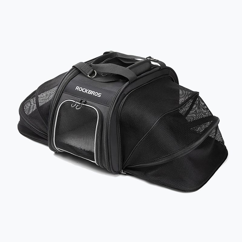 Rockbros Haustierträger Fahrradtasche 30140028 25 l schwarz 3