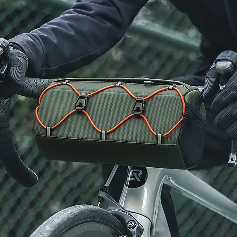 Rockbros Lenker Fahrradtasche 30110054 2,2 l grün 4