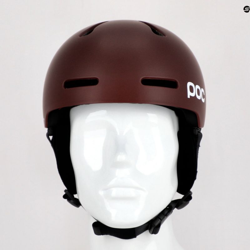 Skihelm POC Fornix MIPS garnet red matt 9