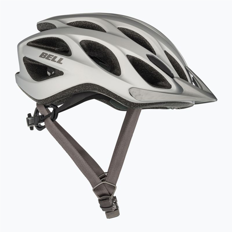 Bell Charger mattes Titanium Silber Fahrradhelm