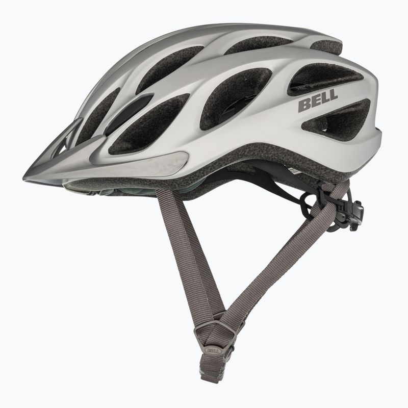 Bell Charger mattes Titanium Silber Fahrradhelm