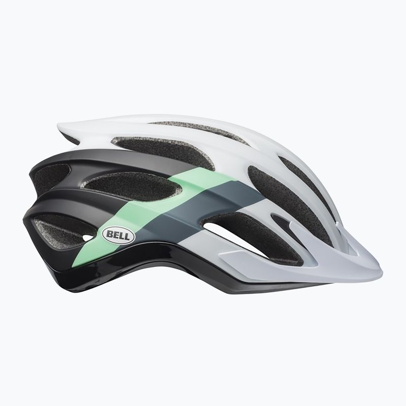 Bell Drifter matt glänzend weiß schwarz/mint Fahrradhelm 2