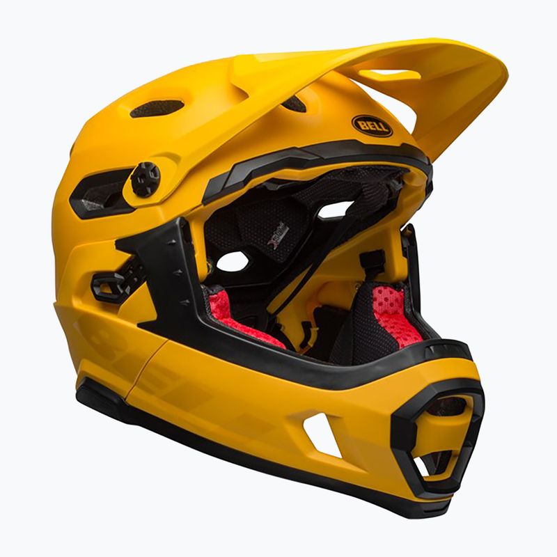 Fahrradhelm Bell FF Super DH MIPS Spherical matt glänzend gelb/schwarz