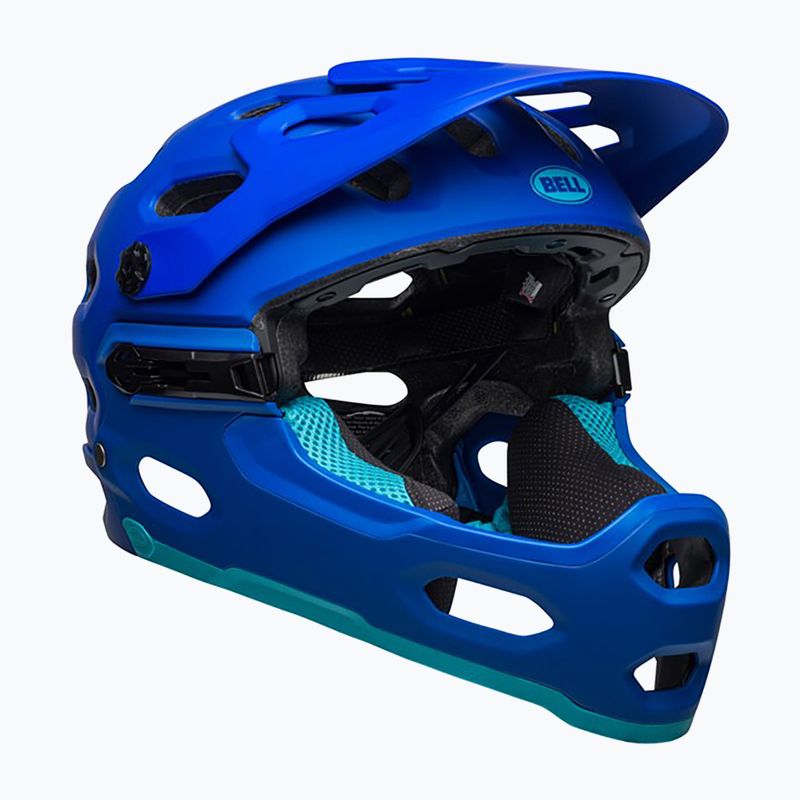 Bell Full Face Super 3R MIPS matte blau hell/blau Fahrradhelm