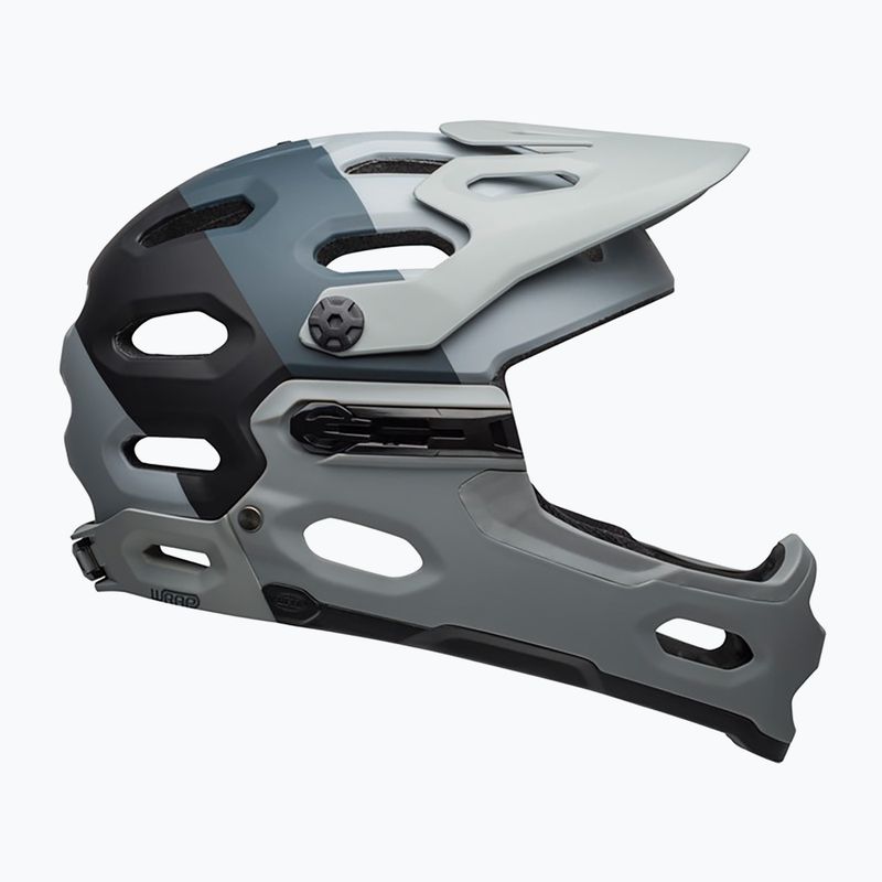 Bell Full Face Super 3R MIPS downdraft Fahrradhelm matt grau/Gunmetal 2