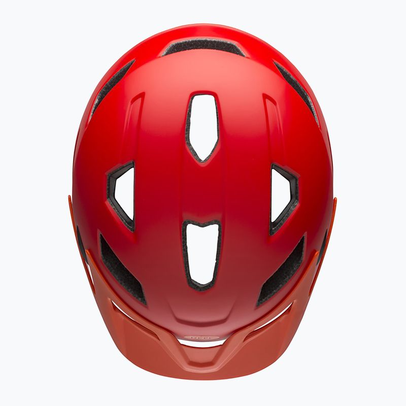 Bell Sidetrack Integrated MIPS Jr Kinder Fahrradhelm matt rot/orange 4