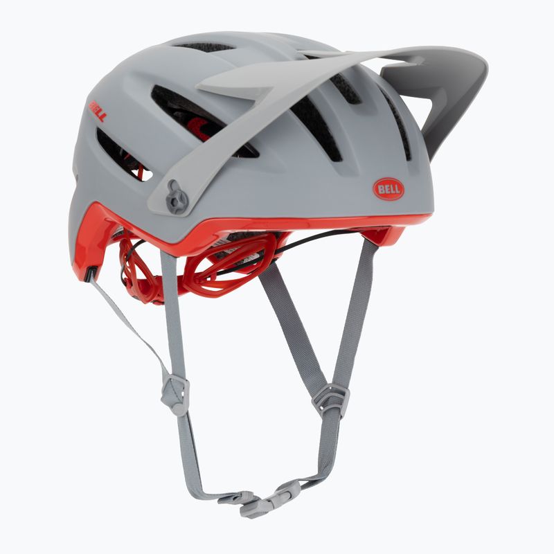 Fahrradhelm Bell 4Forty Integrated MIPS matt glänzend grau/karminrot 8
