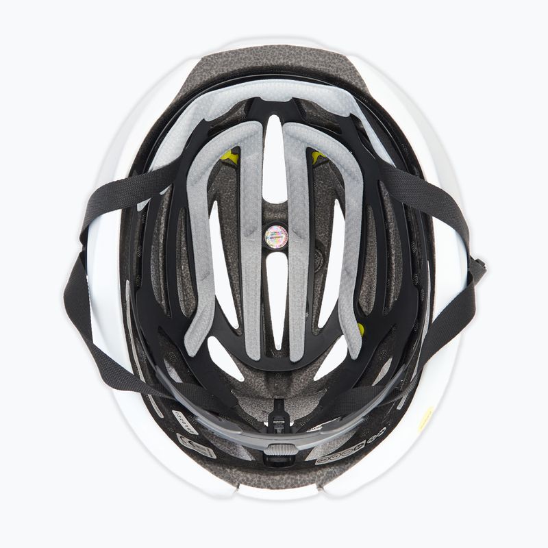 Giro Syntax Integrated MIPS matt weiß/silber Fahrradhelm 6