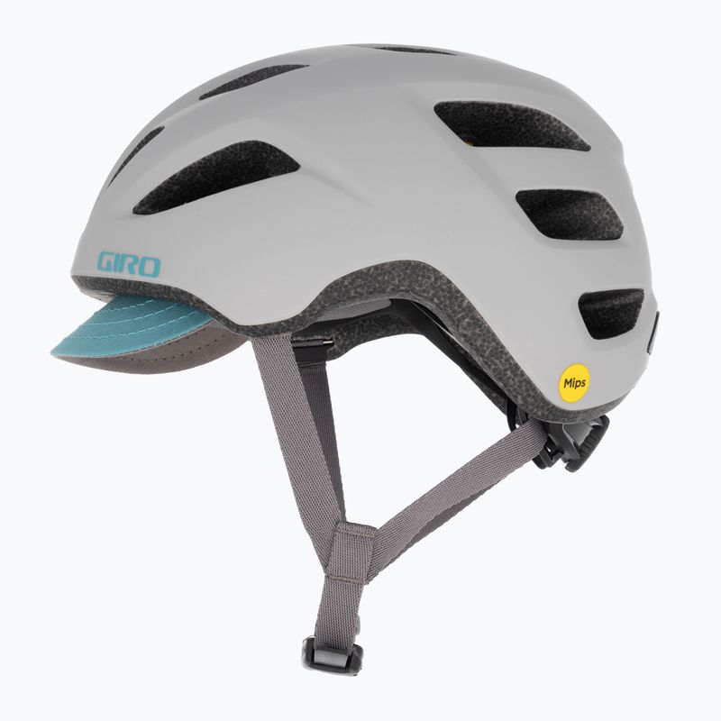 Giro Trella Integrated MIPS Fahrradhelm matte grau dunkel teal 5