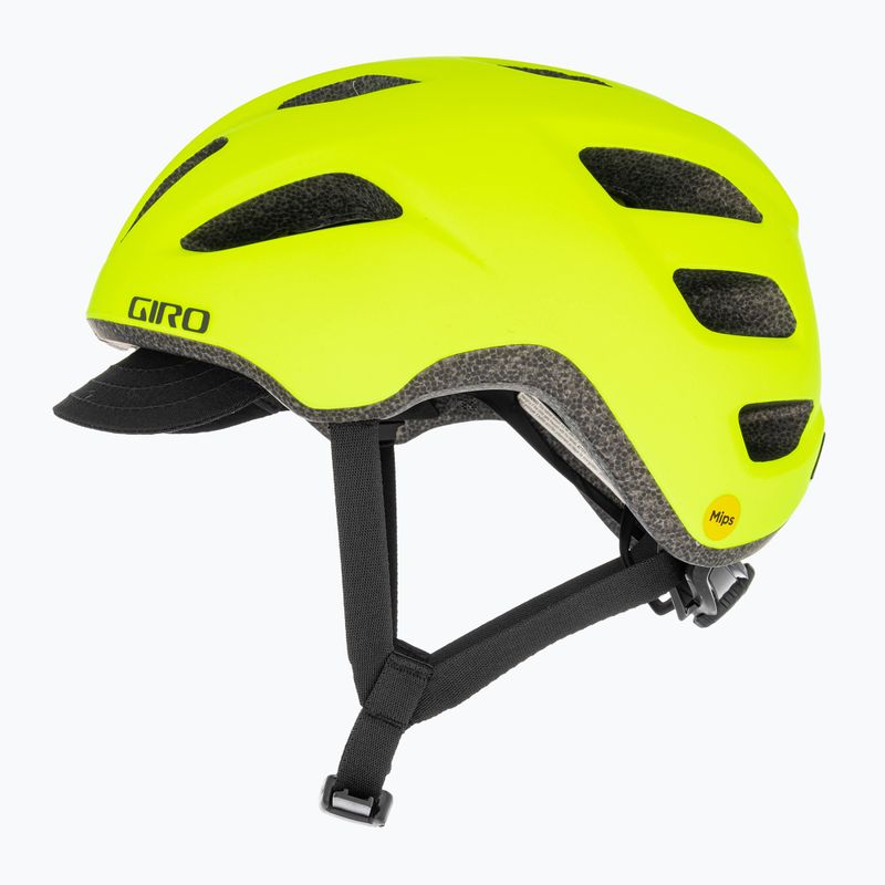 Giro Cormick Integrated MIPS Fahrradhelm mattes Highlight gelb schwarz 5