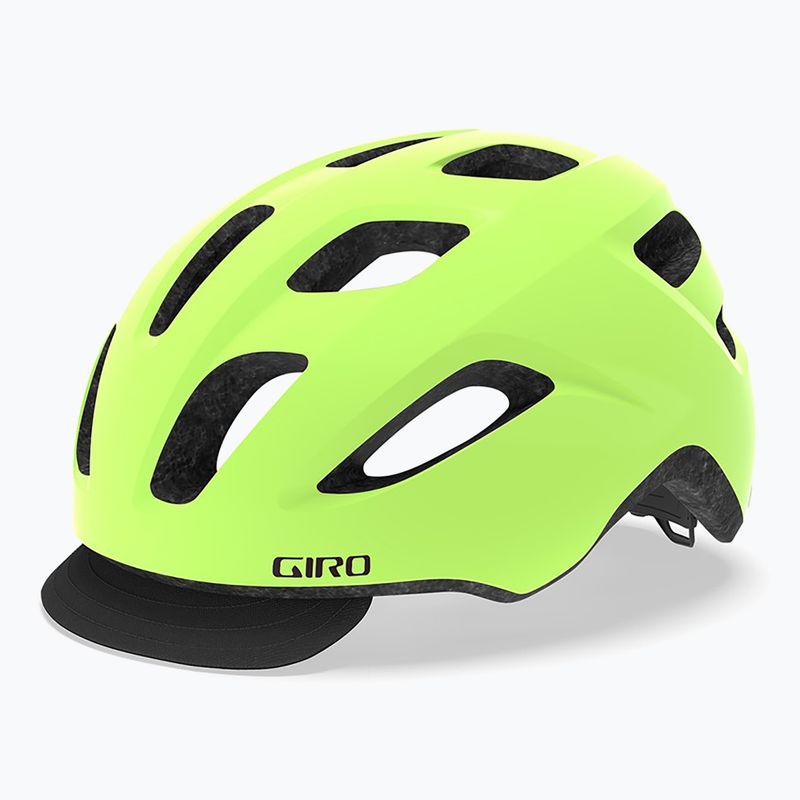 Giro Fahrradhelm Cormick mattes Highlight gelb schwarz 7