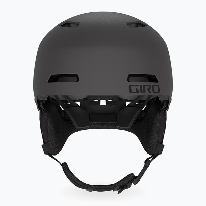 Skihelm Giro Ledge FS mattem Graphit 3