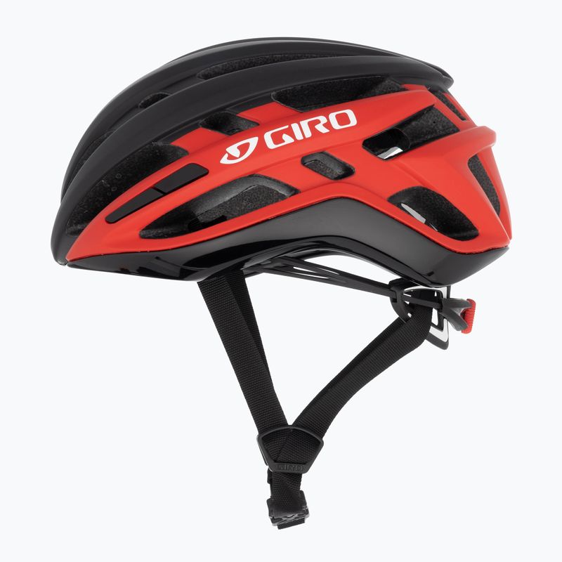 Giro Agilis matt schwarz leuchtend rot Fahrradhelm 5