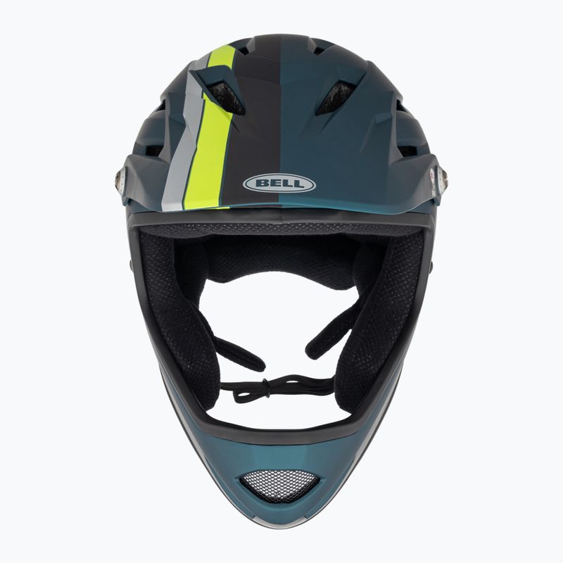 Bell Sanction matt blau/hi-viz Fahrradhelm 2