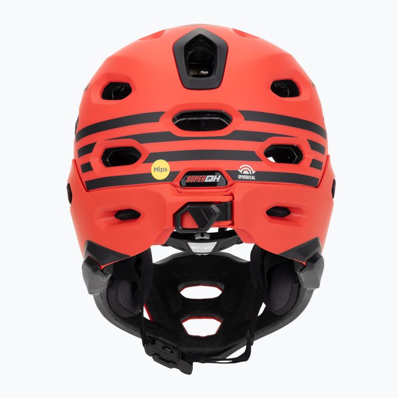 Bell Fahrradhelm FF Super DH MIPS Spherical fasthouse matt glänzend rot/schwarz 4