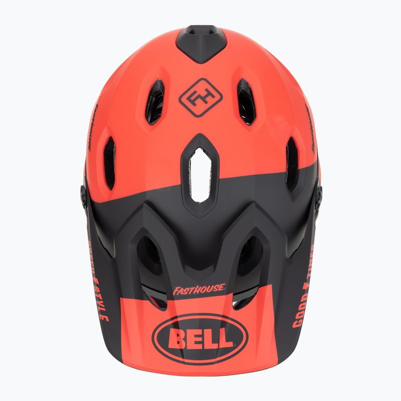 Bell Fahrradhelm FF Super DH MIPS Spherical fasthouse matt glänzend rot/schwarz 6