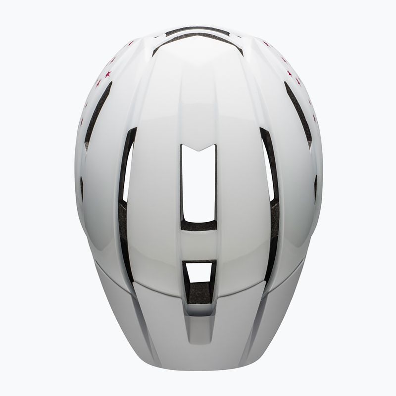 Bell Sidetrack II Integrated MIPS Kinder Fahrradhelm weiß Sterne 4