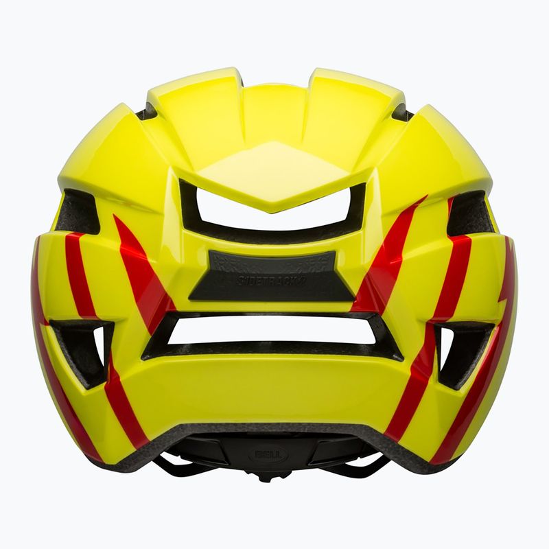 Bell Sidetrack II Jr Kinder Fahrradhelm glänzend hi-viz/rot 3