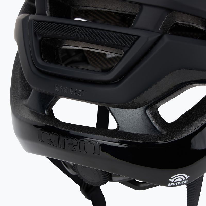 Giro Manifest Spherical MIPS mattschwarzer Fahrradhelm 8