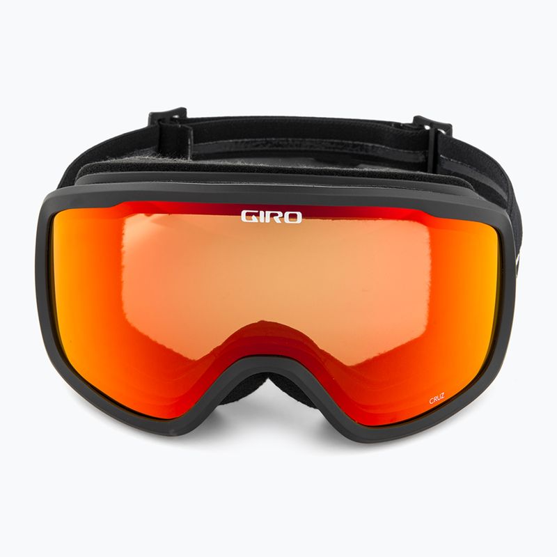 Giro Cruz schwarz wordmark/amber scarlet Skibrille 2