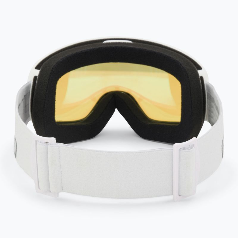 Skibrille Giro Cruz white wordmark/ yellow boost 3