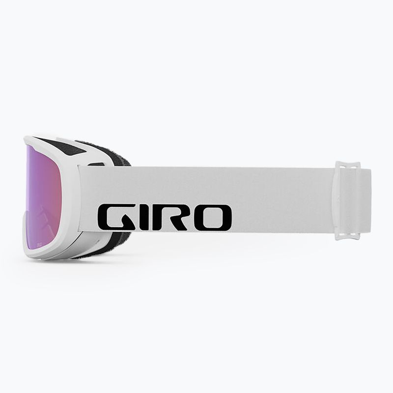 Skibrille Giro Cruz white wordmark/ yellow boost 3