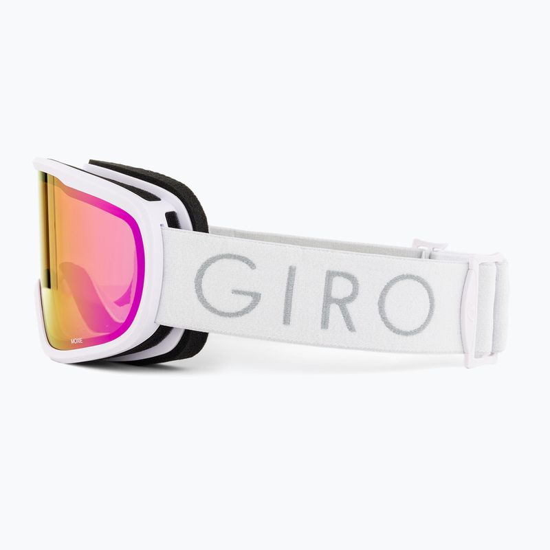 Damen-Skibrille Giro Moxie weißer Kern hell/bernsteinfarben/gelb 5