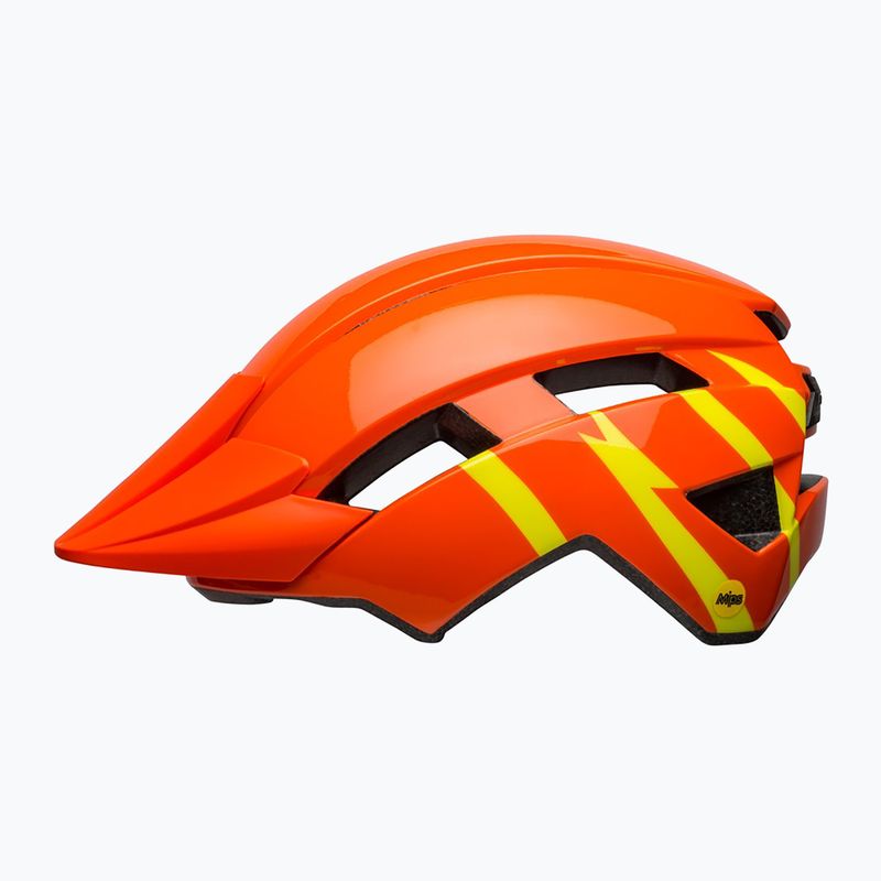 Bell Sidetrack II Integrated MIPS Kinder Fahrradhelm orange/gelb 2