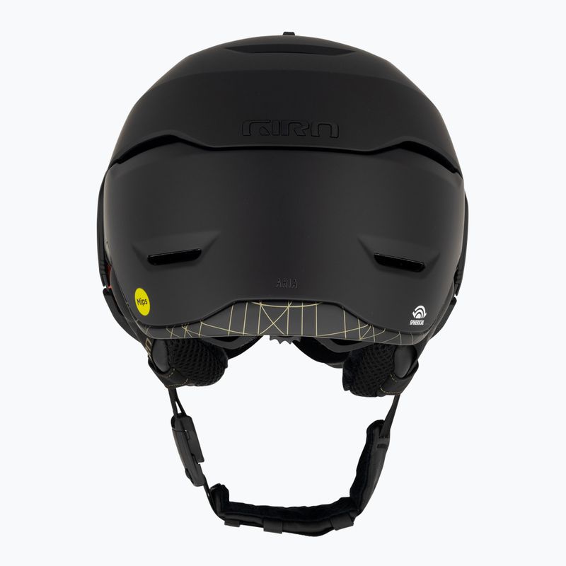 Damen-Skihelm Giro Aria Spherical mattschwarz/vivid cooper 3