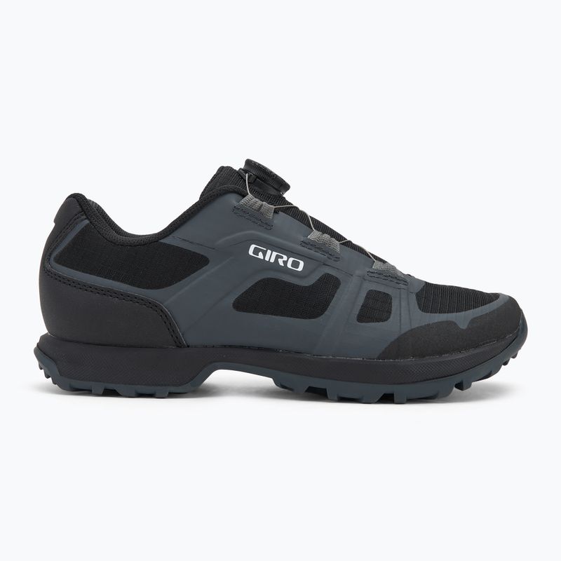 Herren MTB-Radschuhe Giro Gauge Boa dark shadow/schwarz 2