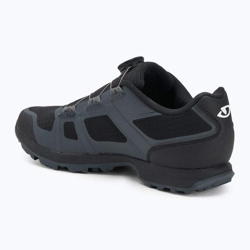 Herren MTB-Radschuhe Giro Gauge Boa dark shadow/schwarz 3