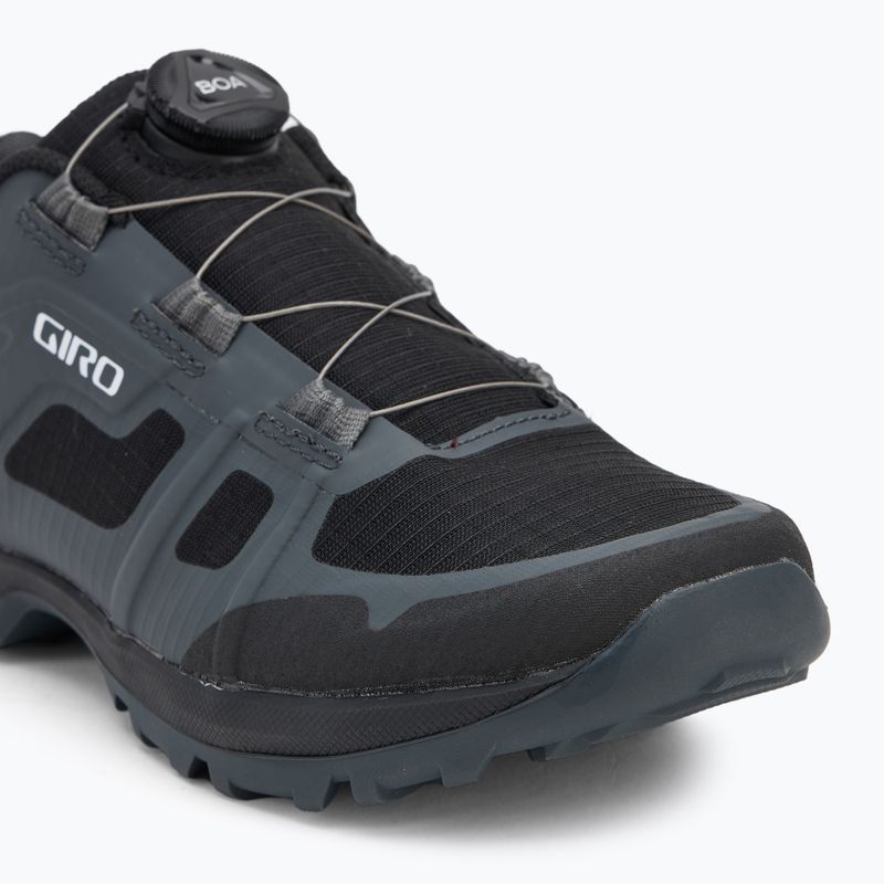 Herren MTB-Radschuhe Giro Gauge Boa dark shadow/schwarz 7