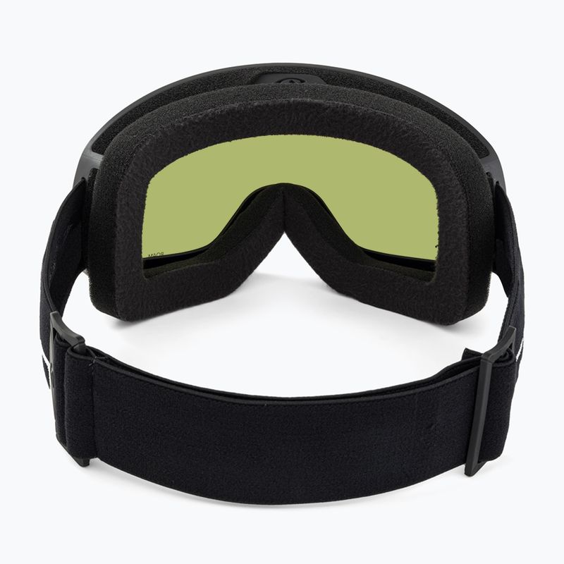 Giro Roam schwarz wordmark/amber scarlet/yellow Skibrille 4