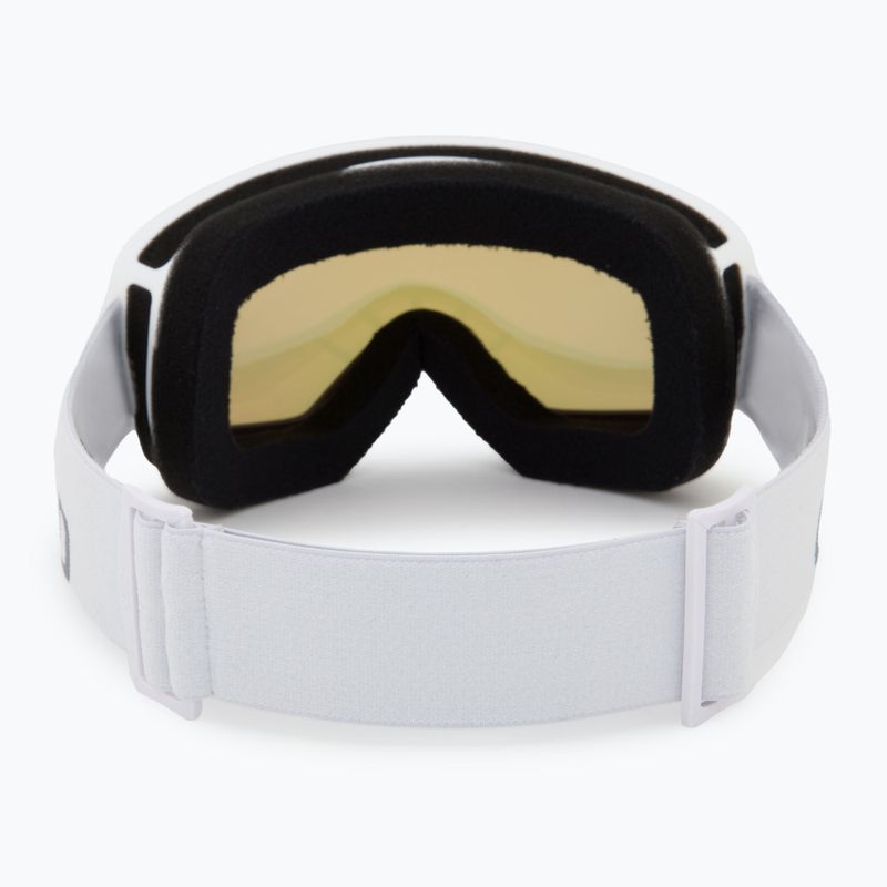 Skibrille Kinder Giro Stomp white wordmark/ amber pink 3