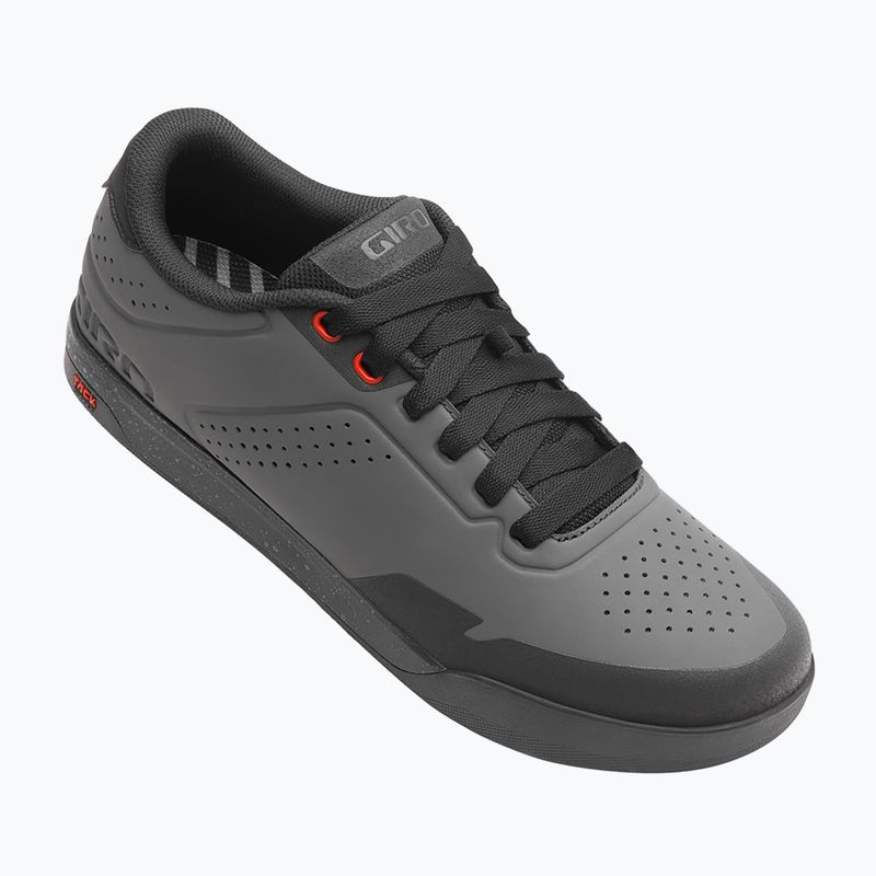 Männer Plattform Radfahren Schuhe Giro Latch dunklen Schatten 2