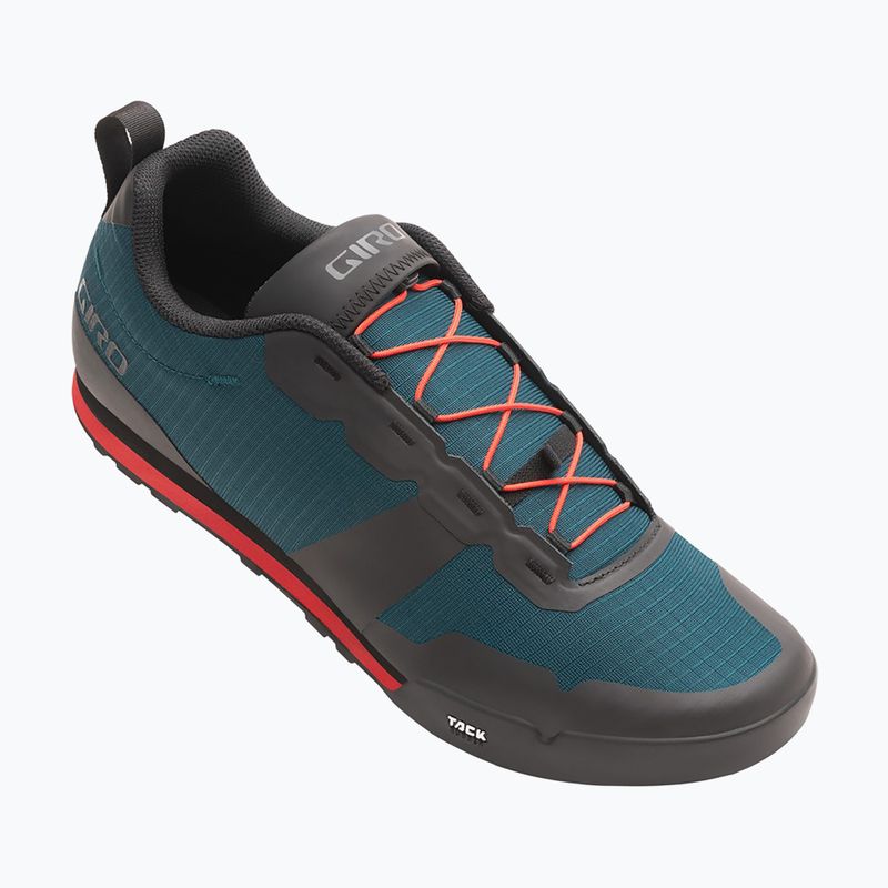 Plattform-Fahrradschuhe Herren Giro Tracker Fastlace harbor blue/bright red 2