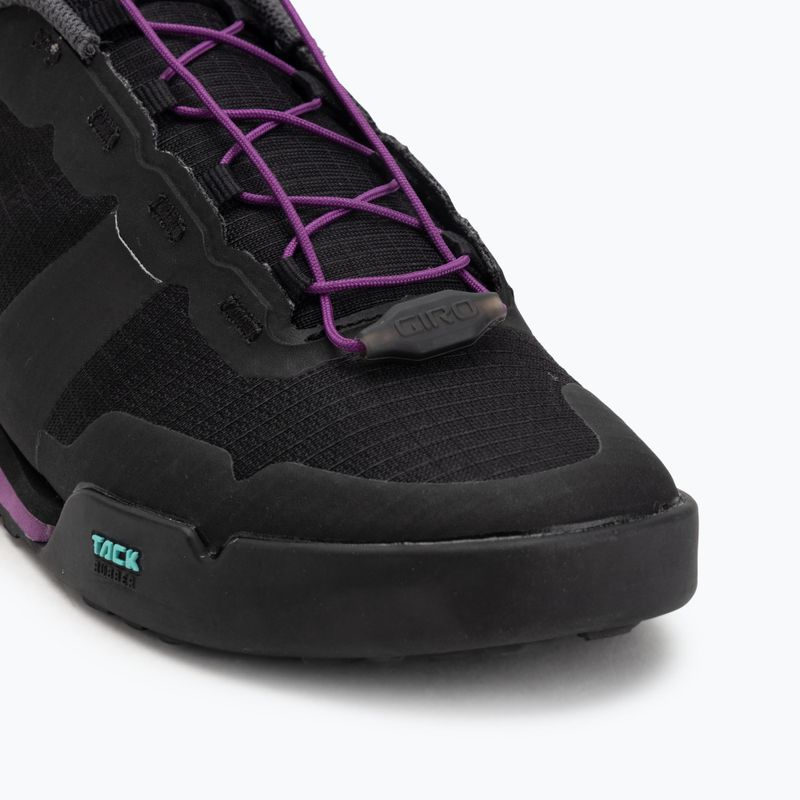 Damen Plateau Radschuhe Giro Tracker Fastlace schwarz/throwback lila 7