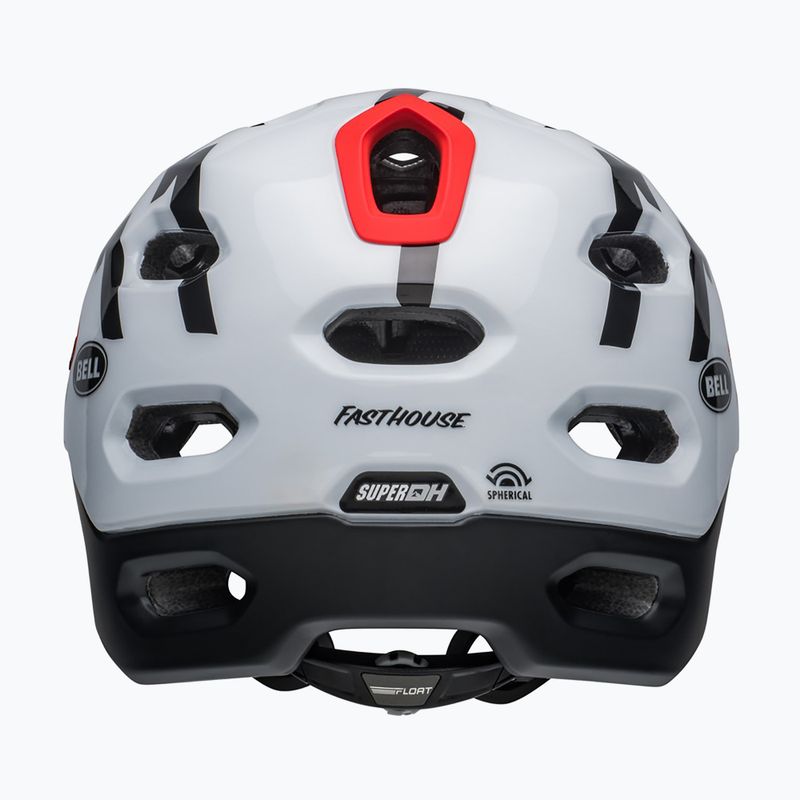 Bell Fahrradhelm FF Super DH MIPS Spherical fasthouse matt glänzend schwarz/weiss 5