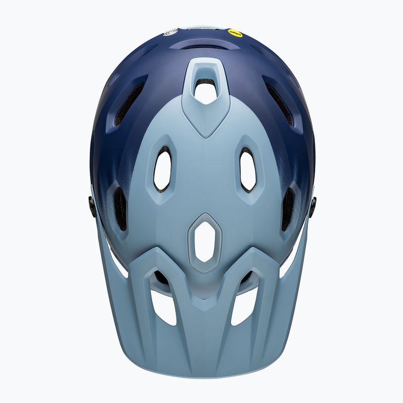 Bell FF Super DH MIPS Spherical matt hellblau/navy Fahrradhelm 6