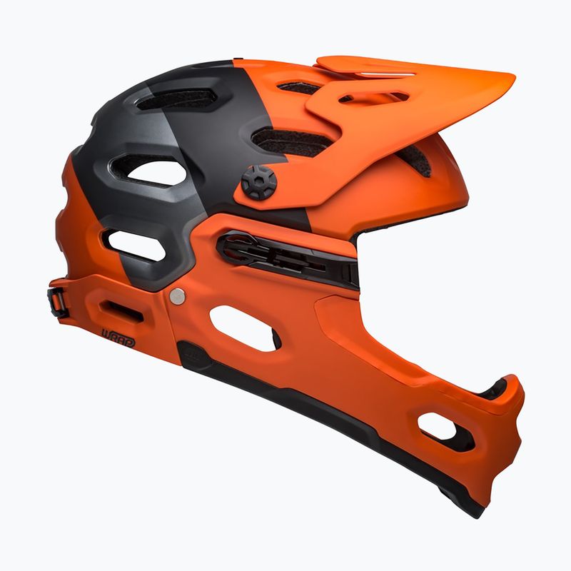 Bell Full Face Super 3R MIPS matt orange/schwarz Fahrradhelm 2