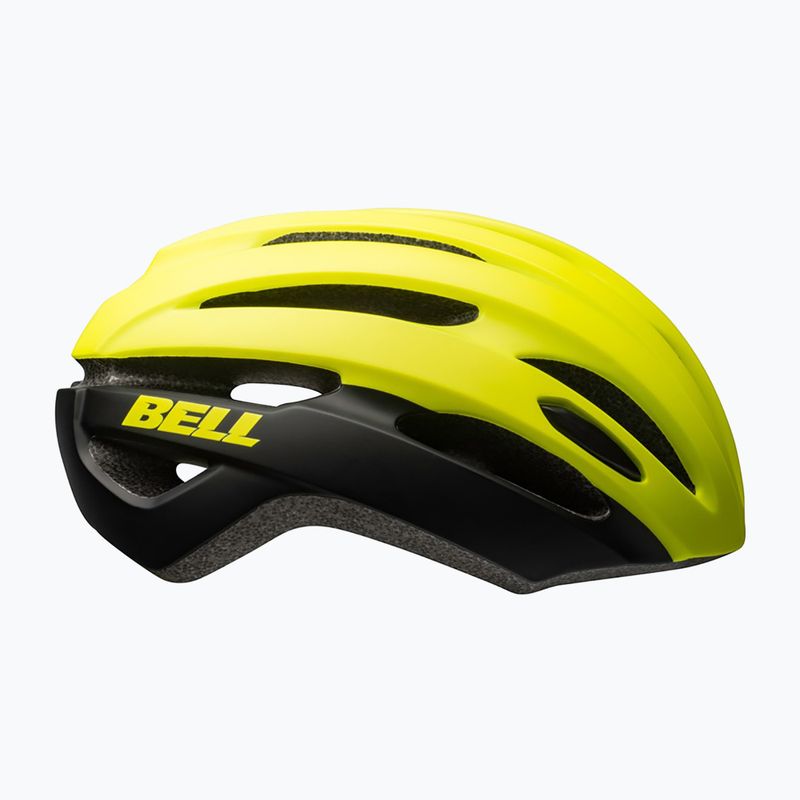 Bell Avenue matt glänzend hiviz/schwarz Fahrradhelm 2