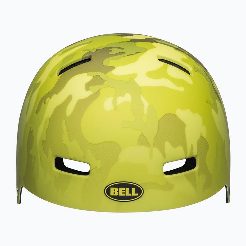 Bell Span matte hiviz gelb/camo Kinderhelm 3