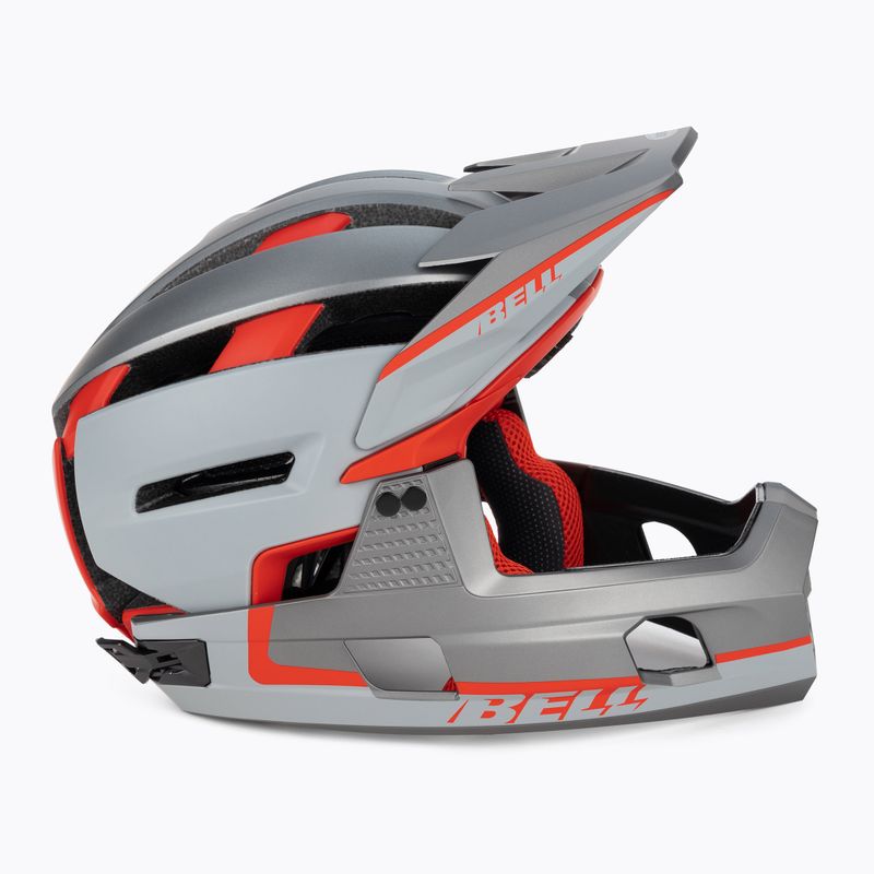 Bell Fahrradhelm FF Super Air R Mips Spherical grau-rot BEL-7138148 3