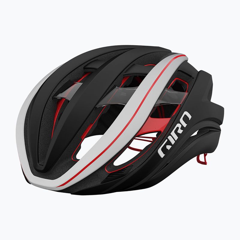 Fahrradhelm Giro Aether Spherical MIPS matte black/white/red