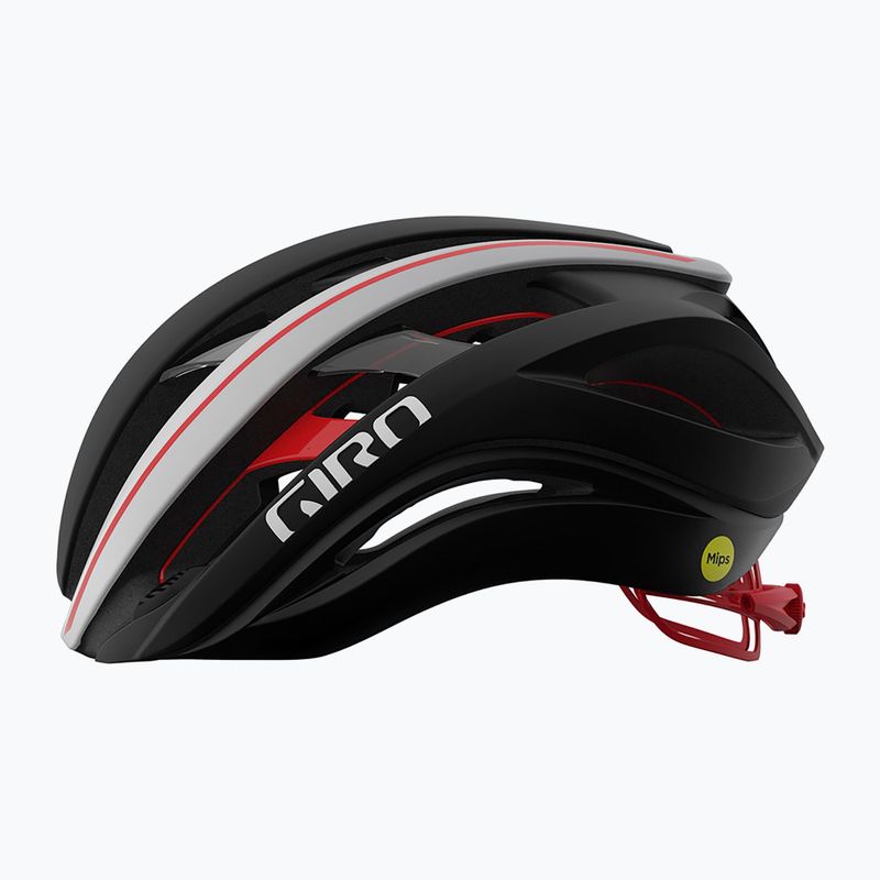 Fahrradhelm Giro Aether Spherical MIPS matte black/white/red 2