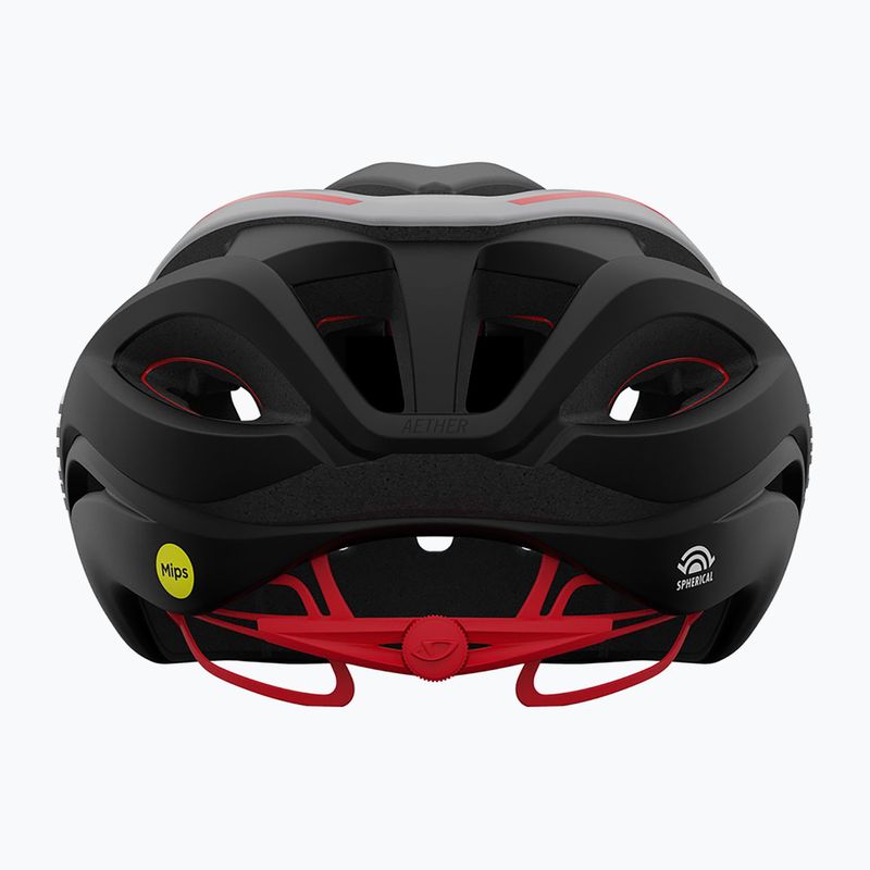 Fahrradhelm Giro Aether Spherical MIPS matte black/white/red 3