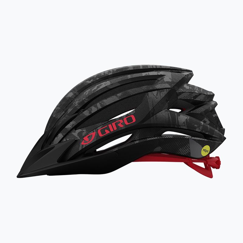 Fahrradhelm Giro Artex Integrated MIPS matte black crossing 2