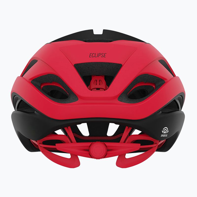 Giro Eclipse MIPS Spherical matt schwarz/weiß/rot Fahrradhelm 3