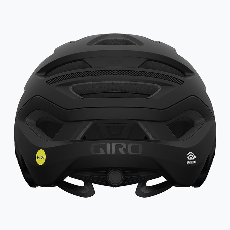 Giro Merit Spherical MIPS mattschwarzer Fahrradhelm 9